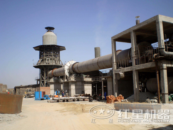 氧化鋁回轉(zhuǎn)窯作業(yè)現(xiàn)場