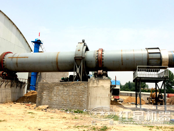 回轉(zhuǎn)窯生產(chǎn)現(xiàn)場(chǎng)