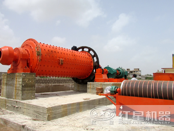 磁選工藝作業(yè)現(xiàn)場圖