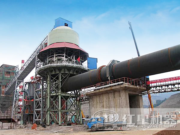 化工回轉(zhuǎn)窯作業(yè)現(xiàn)場