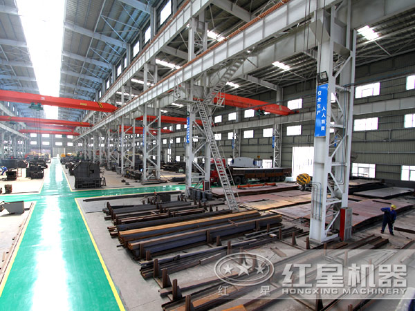 烘干機生產車間圖