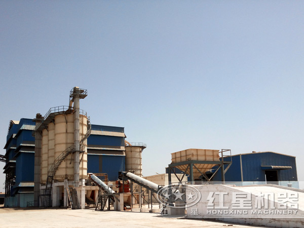 回轉(zhuǎn)窯生產(chǎn)現(xiàn)場(chǎng)