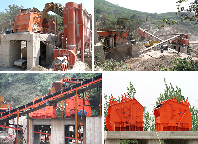 pf系列反擊破碎現(xiàn)場作業(yè)