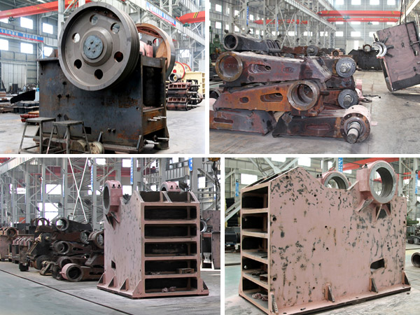 顎式破碎機生產(chǎn)車間