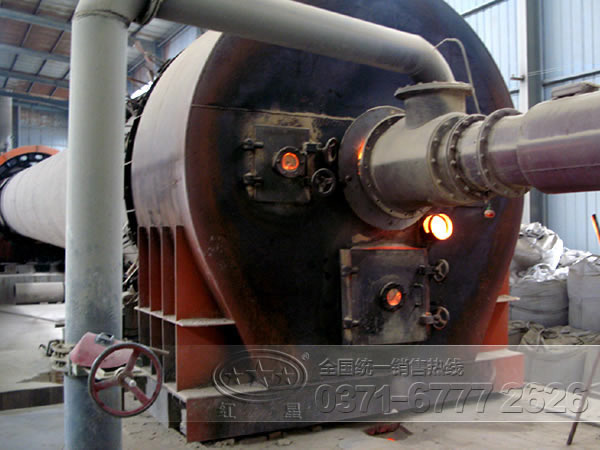 回轉(zhuǎn)窯現(xiàn)場